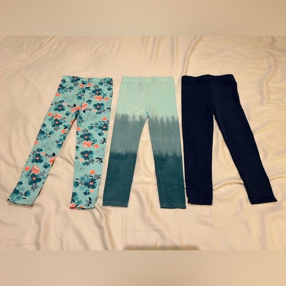 Honest Baby skinny fit leggings Sz 4T (might fit 2T or 3T), set of three - Picture 2 of 4